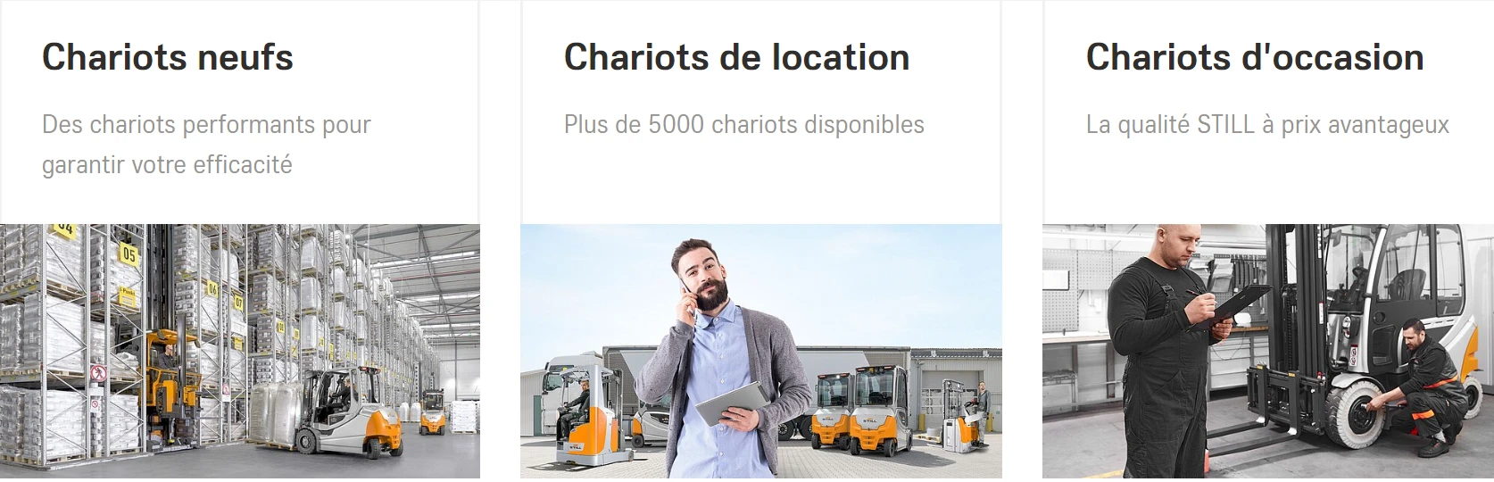 SAMA-GROUPE STILL -Location courte et longue durée de chariots élévateurs à Champniers