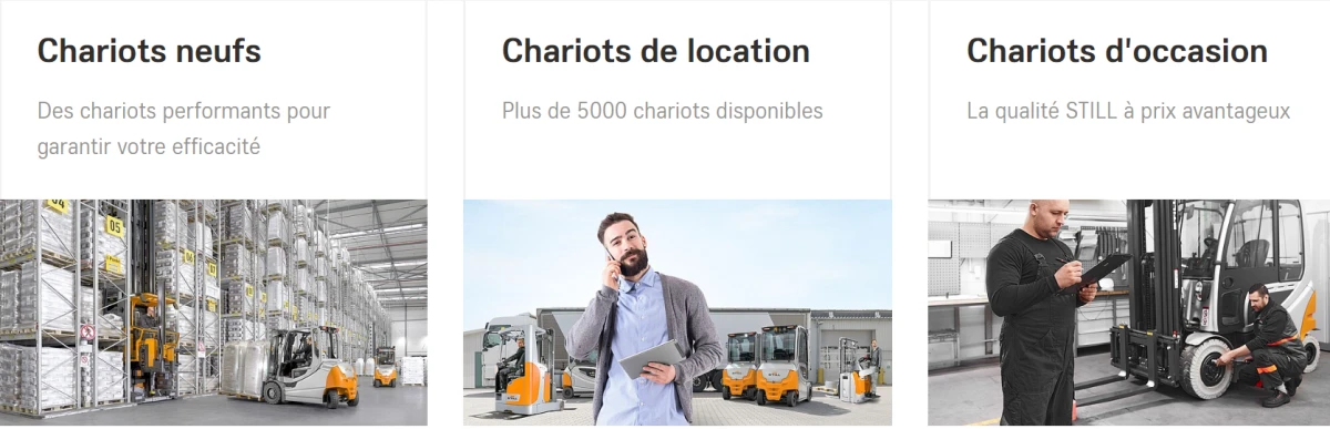 SAMA-GROUPE STILL -Location courte et longue durée de chariots élévateurs à Champniers
